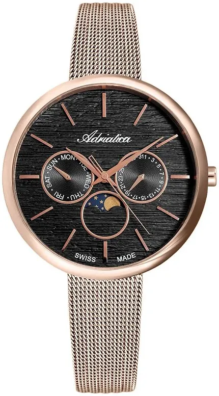 Adriatica A3732.R116QF Bransoleta Moonphase - zdjęcie 1