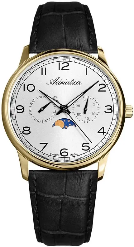 Adriatica A8243.1223QF Pasek Moonphase - zdjęcie 1