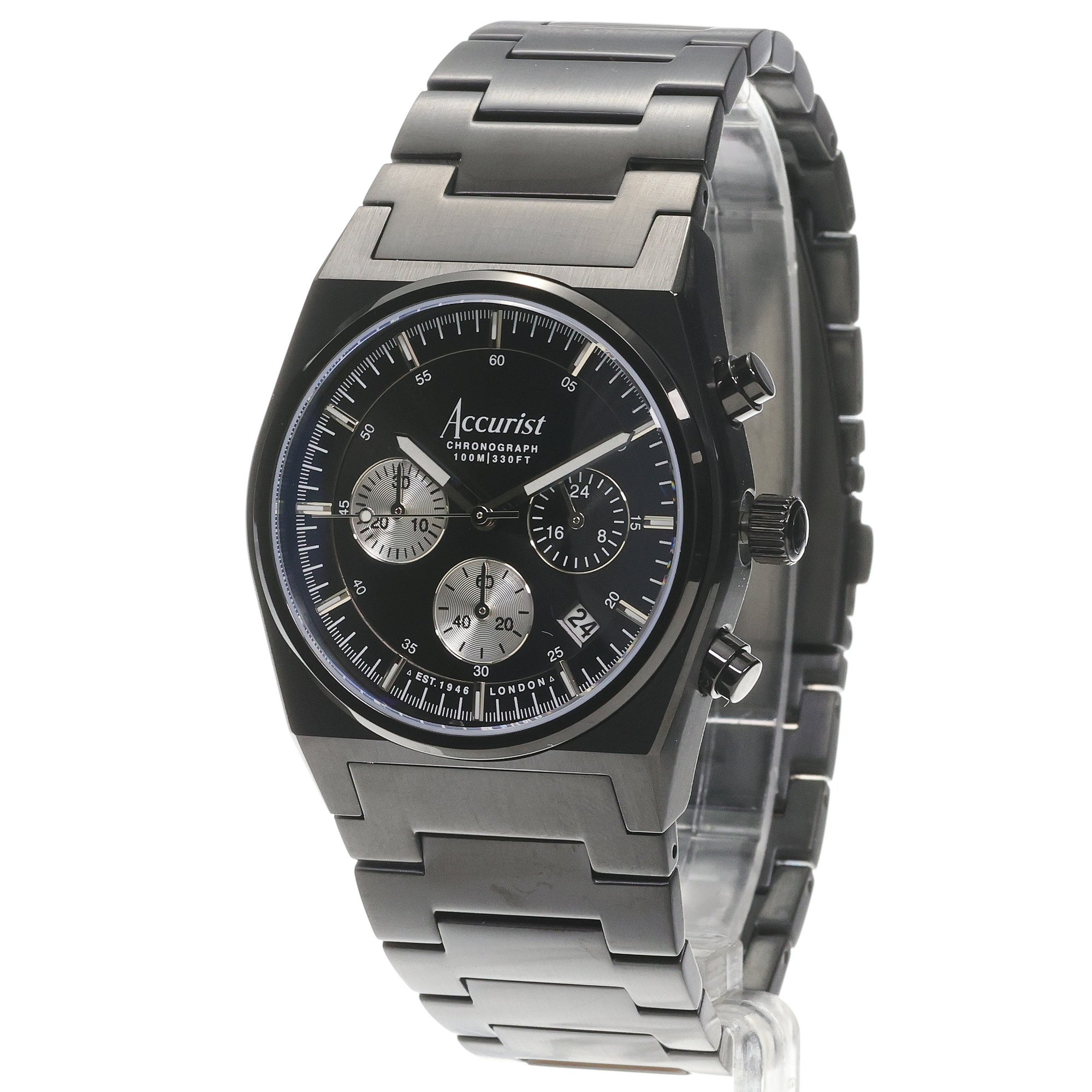 Accurist 70002 zegarek męski Origin czarny - miniatura 2