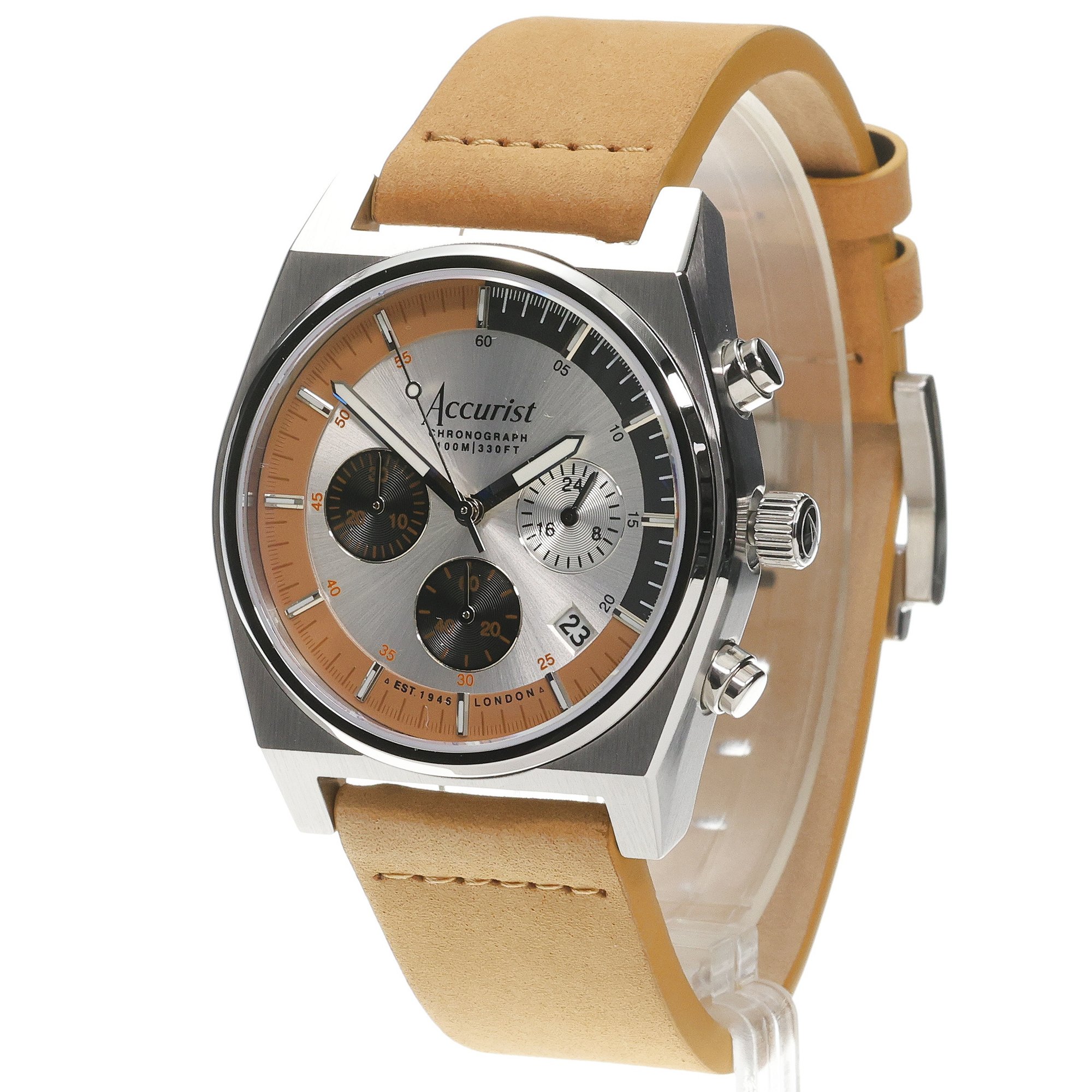 Accurist 70006 zegarek męski Origin srebrny