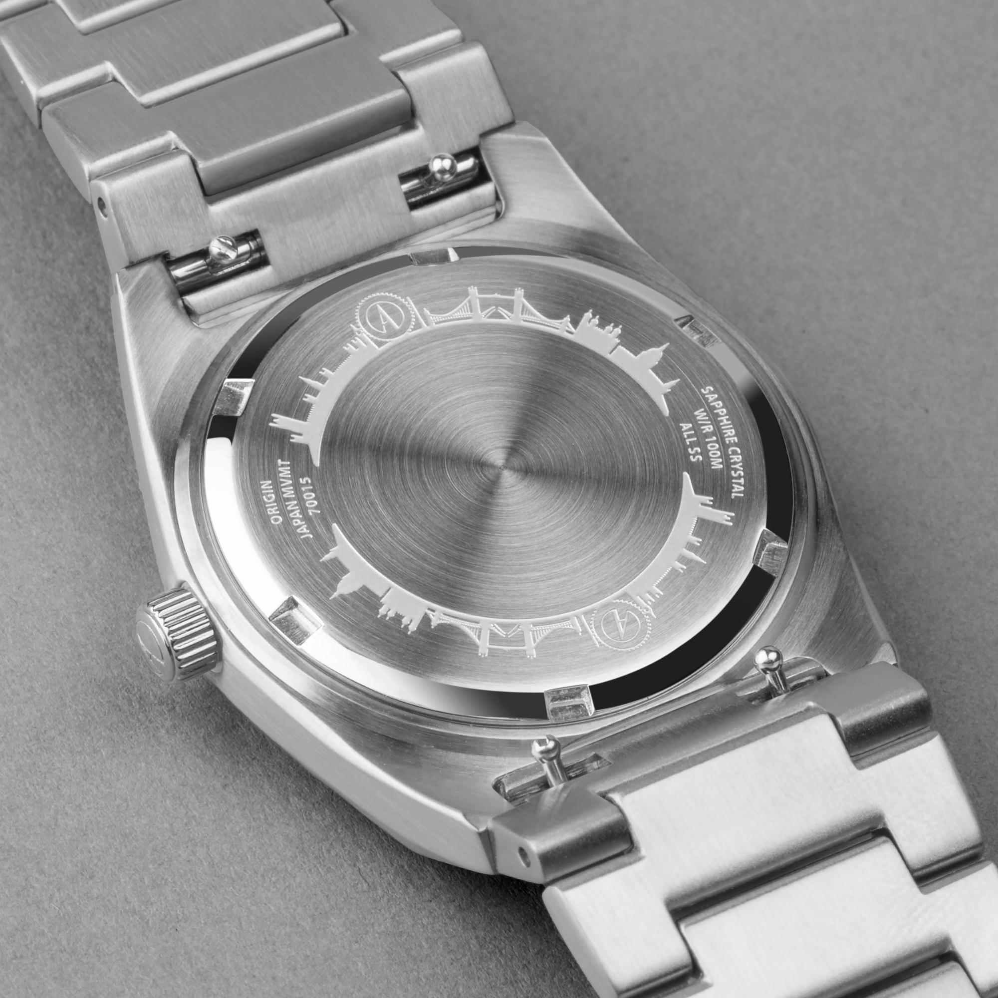 Accurist 70015 Origin 34mm - Silver Origin klasyczny zegarek srebrny