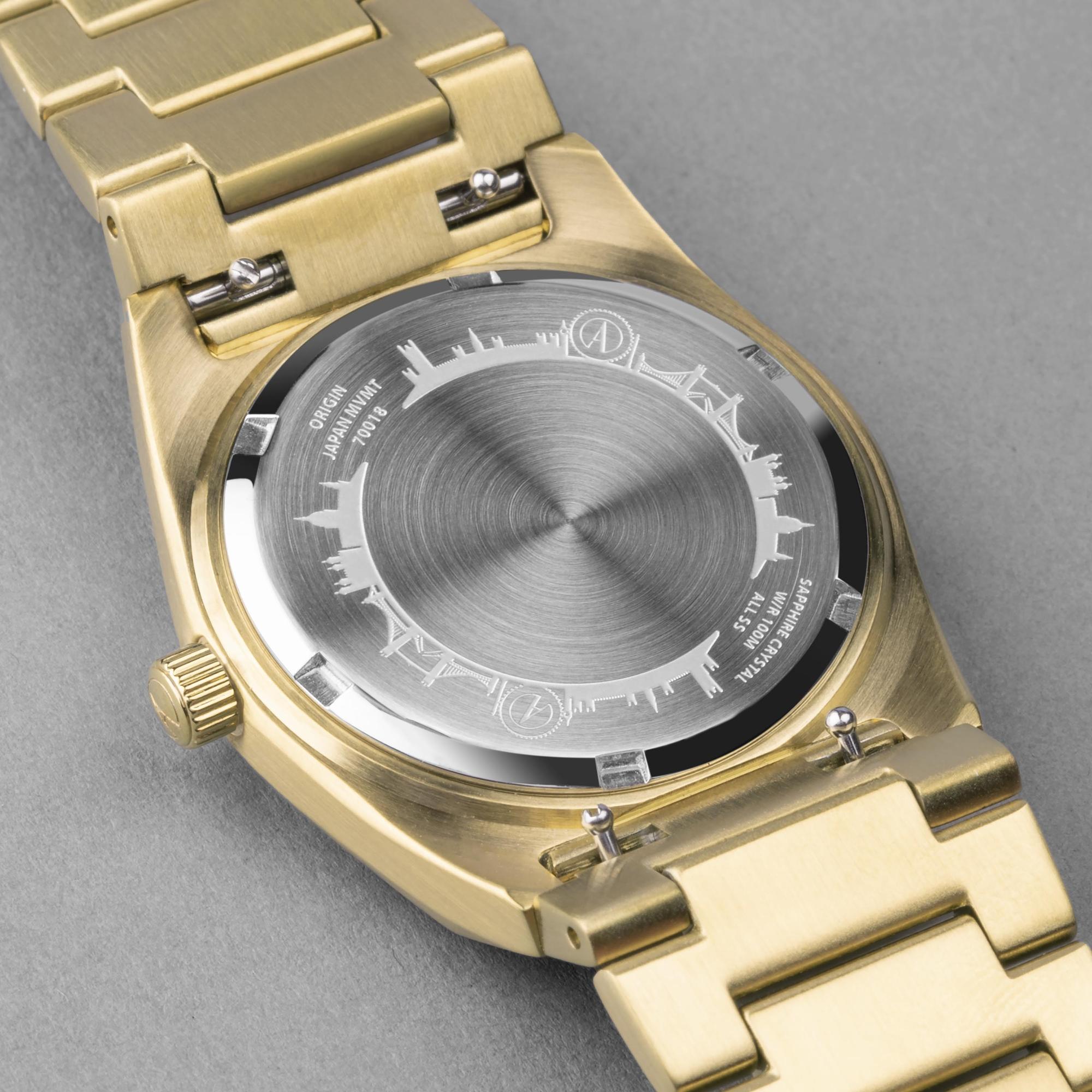 Accurist 70018 Origin 34mm - White Origin klasyczny zegarek złoty - miniatura 9