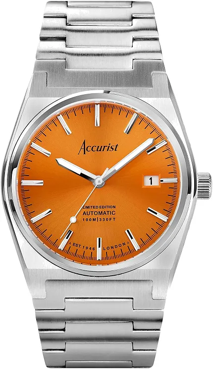 Accurist 70030 Origin Automatic Limited Edition 41mm - Orange - zdjęcie 1