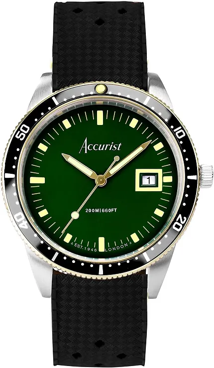 Accurist 72000X Dive 42mm - Samphire Green - zdjęcie 1