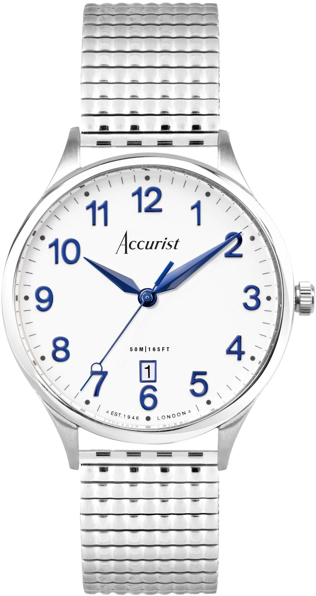 Accurist Classic 37mm - White 73000X