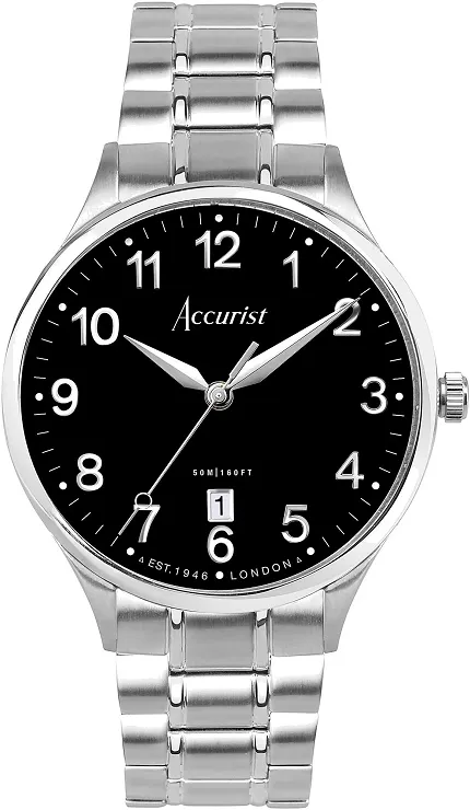 Accurist 73002 Classic 37mm - Black - zdjęcie 1