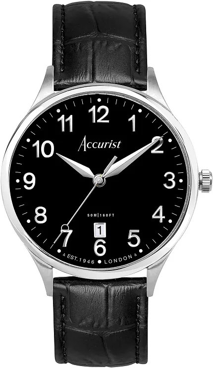Accurist 73002X Classic 37mm - Black - zdjęcie 1