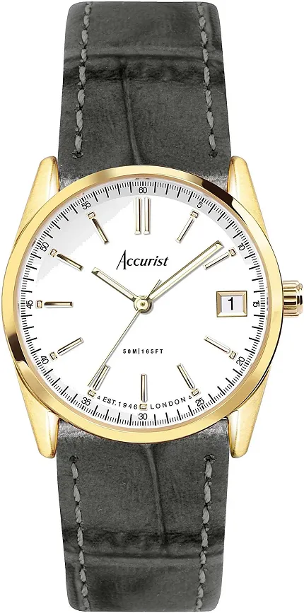 Accurist 74000 Everyday 30mm - White - zdjęcie 1