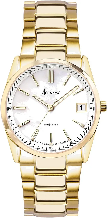 Accurist 74005 Everyday 30mm - White - zdjęcie 1