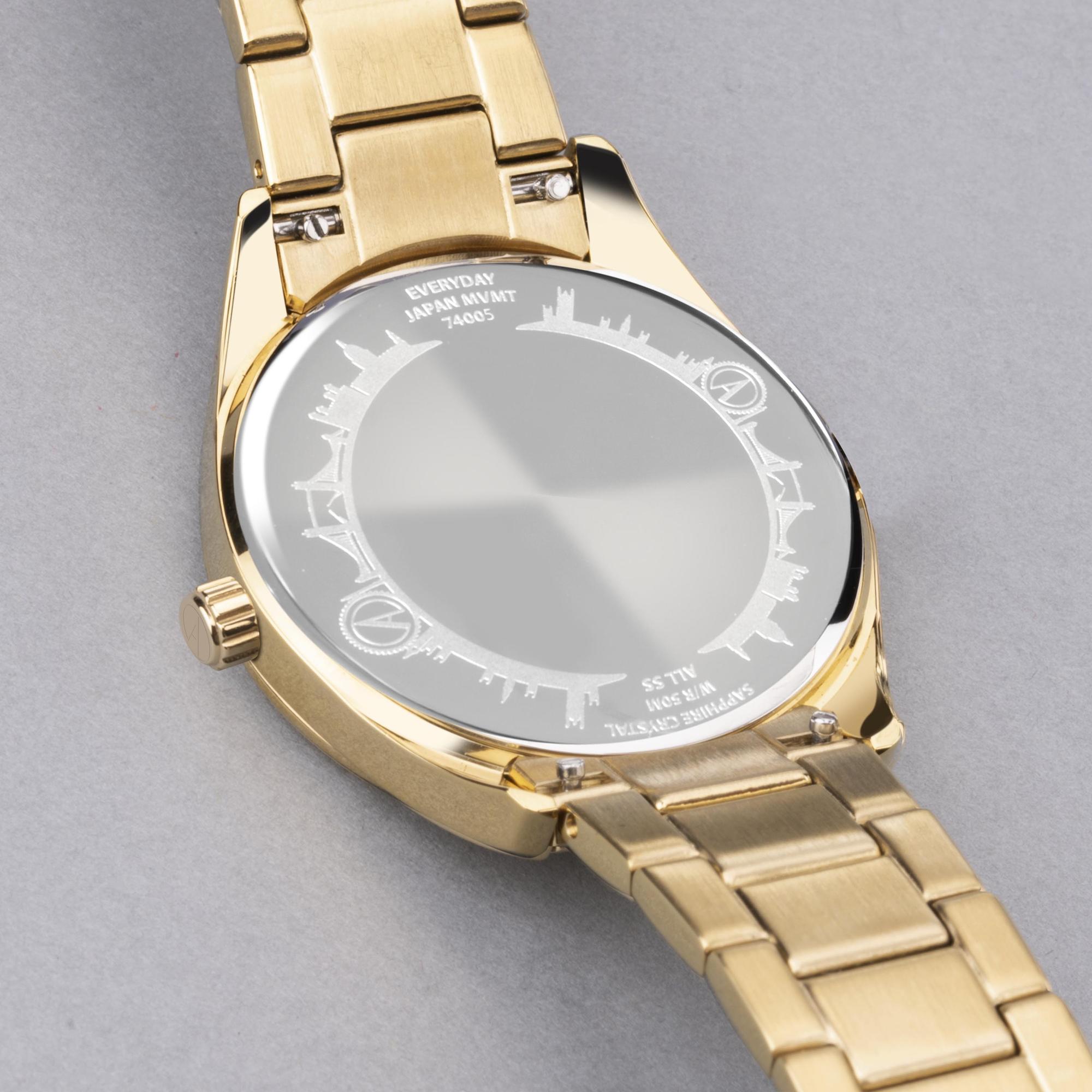Accurist 74005 Everyday 30mm - White Mother of Pearl Everyday klasyczny zegarek złoty - miniatura 13