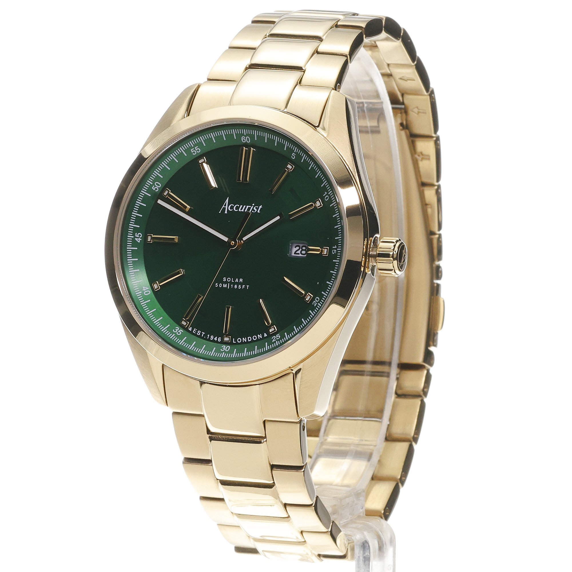 Accurist 74018 zegarek męski Everyday złoty