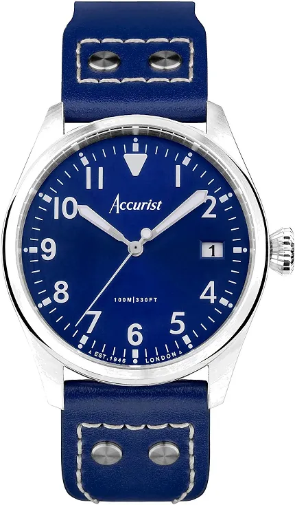Accurist 76001 Aviation 41mm - Windsor Blue - zdjęcie 1
