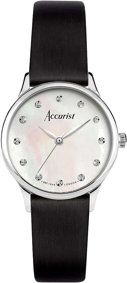 Accurist 77002 Dress Diamond 28mm - White Mother of Pearl - zdjęcie 1