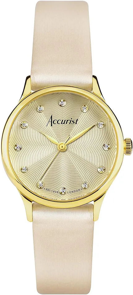 Accurist 77005 Dress Diamond 28mm - Champagne - zdjęcie 1