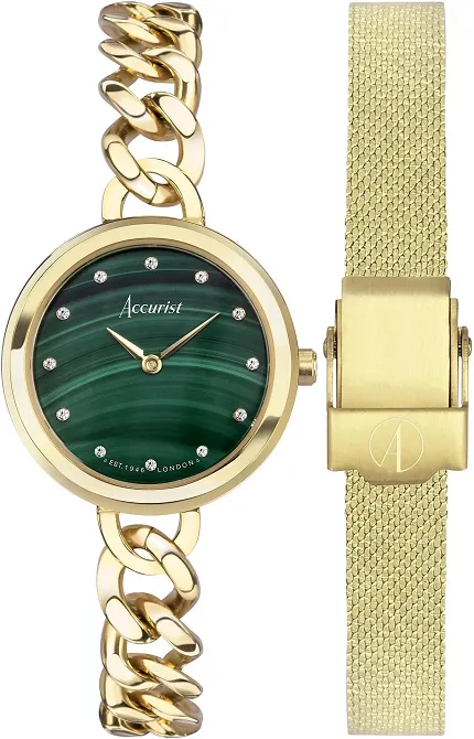 Accurist 78000 Jewellery 28mm - Green Malachite - zdjęcie 1