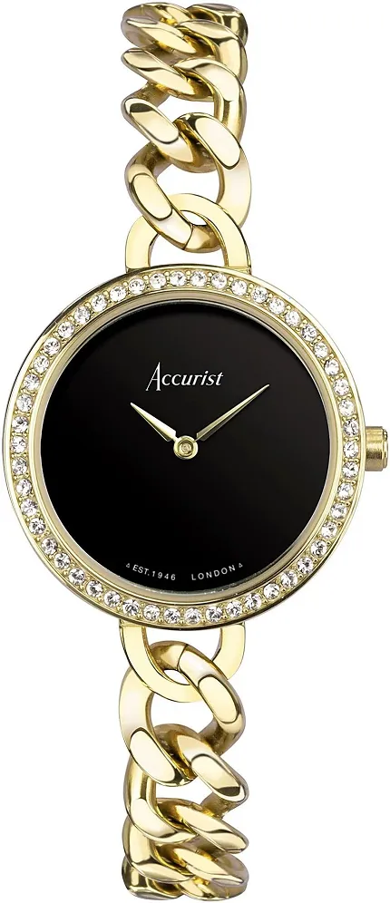 Accurist 78006 Jewellery 28mm - Black Onyx - zdjęcie 1