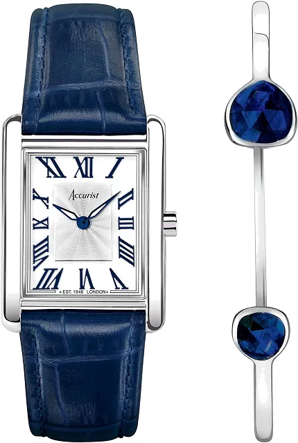 Accurist 89000 Rectangle x Sarah Alexander 26mm - White Gift Set - zdjęcie 1