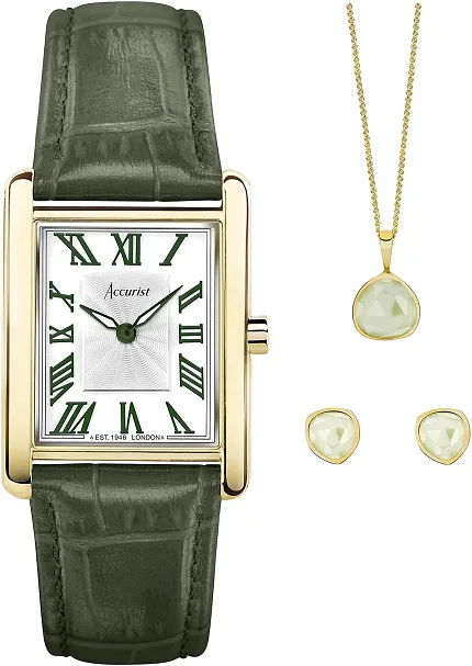 Accurist 89001 Rectangle x Sarah Alexander 26mm - White Gift Set - zdjęcie 1