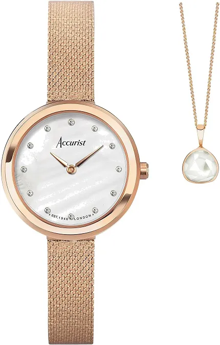 Accurist 89008 Jewellery x Sarah Alexander 28mm - Mother of Pearl Gift Set - zdjęcie 1