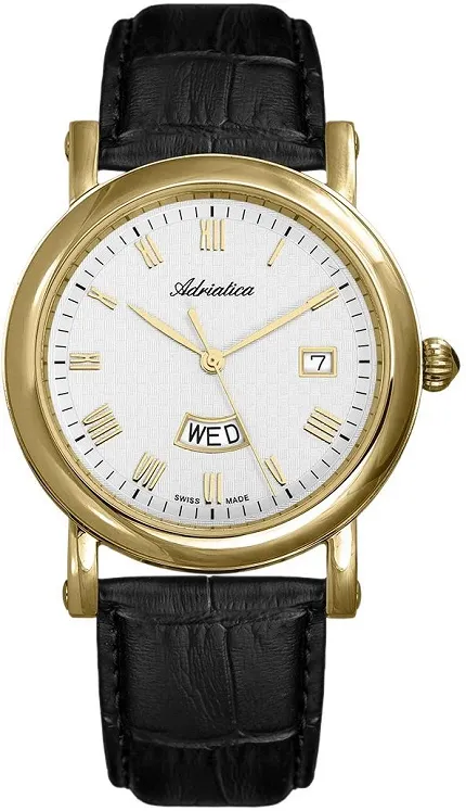 Adriatica A10231233Q Pasek zegarek męski klasyczny mineralne - zdjęcie 1