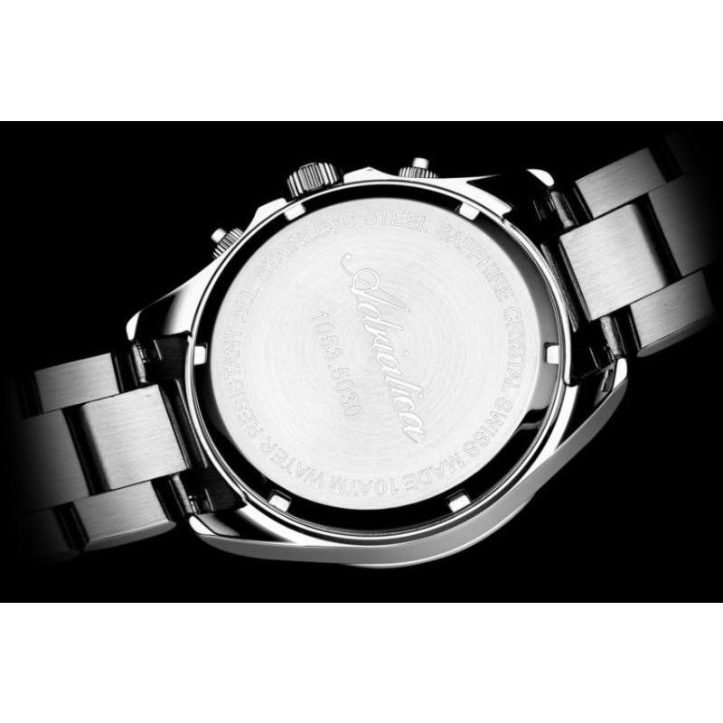 Adriatica A10535115CHS Męskie Classic Chronograph zegarek męski klasyczny szafirowe - miniatura 12