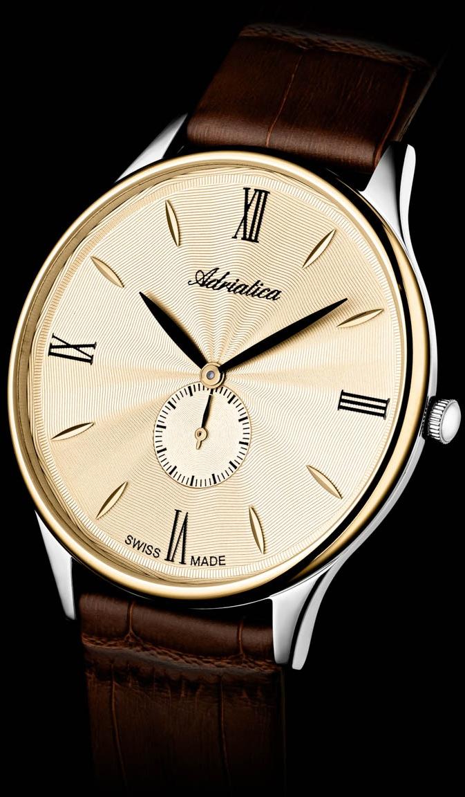Adriatica A12302261QXL Pasek Classic zegarek męski klasyczny mineralne - miniatura 8