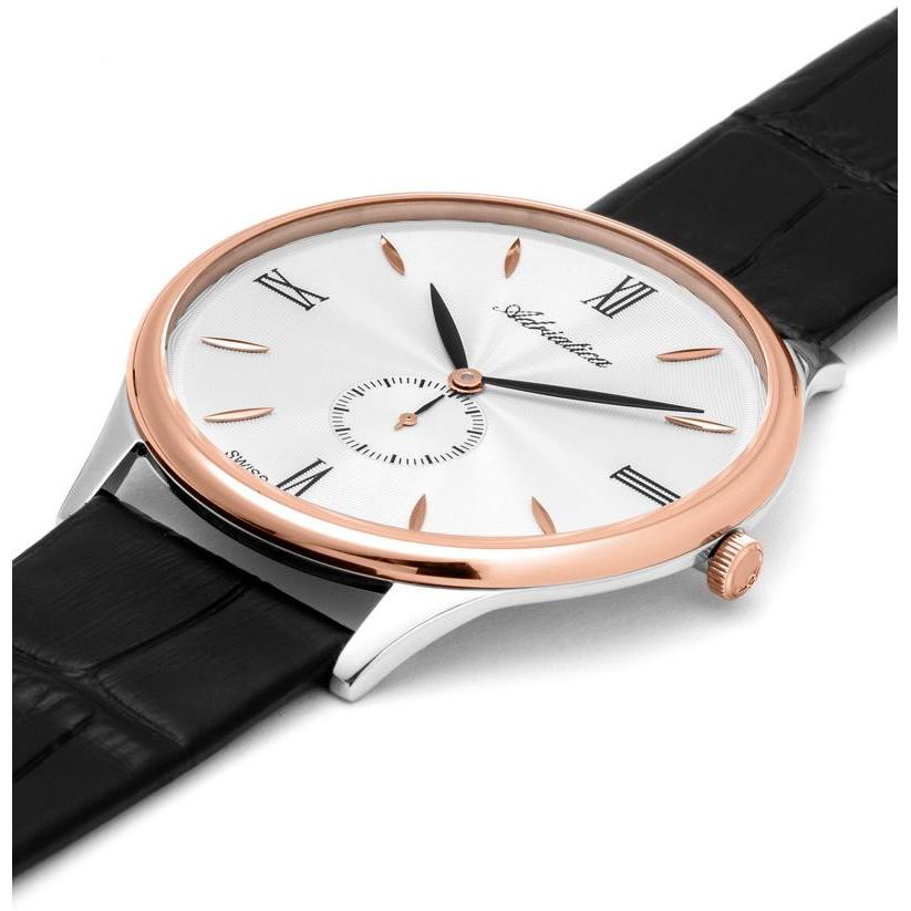 Adriatica A1230R263QXL zegarek srebrny klasyczny Pasek pasek - miniatura 5
