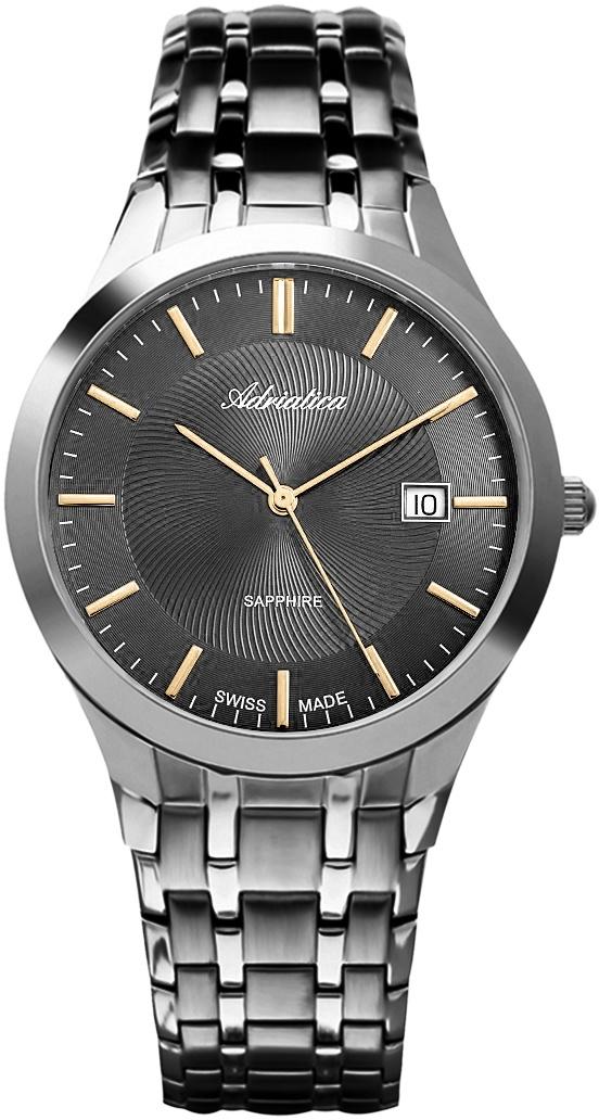 Adriatica Stainless Steel Sapphire 40mm A1236.S1G6Q