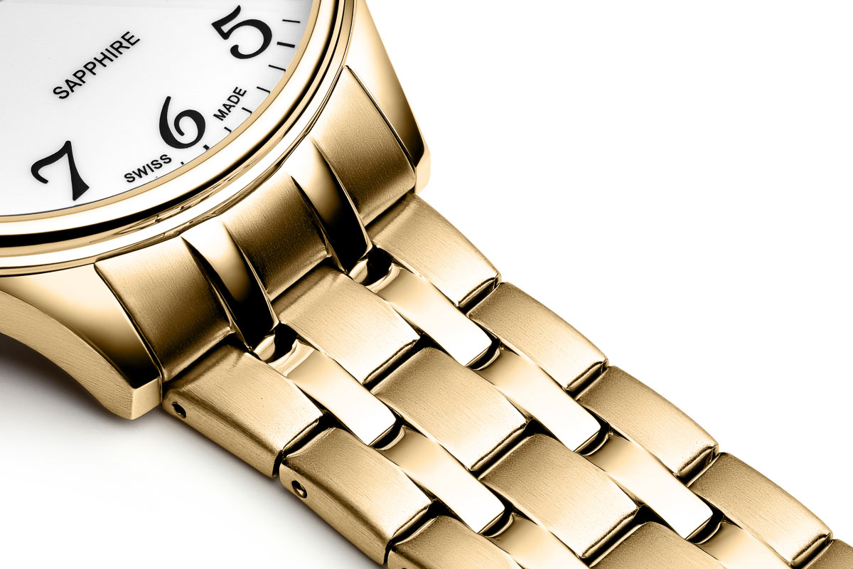 Adriatica A13001123Q Stainless Steel 41mm Męskie klasyczny zegarek złoty - miniatura 6
