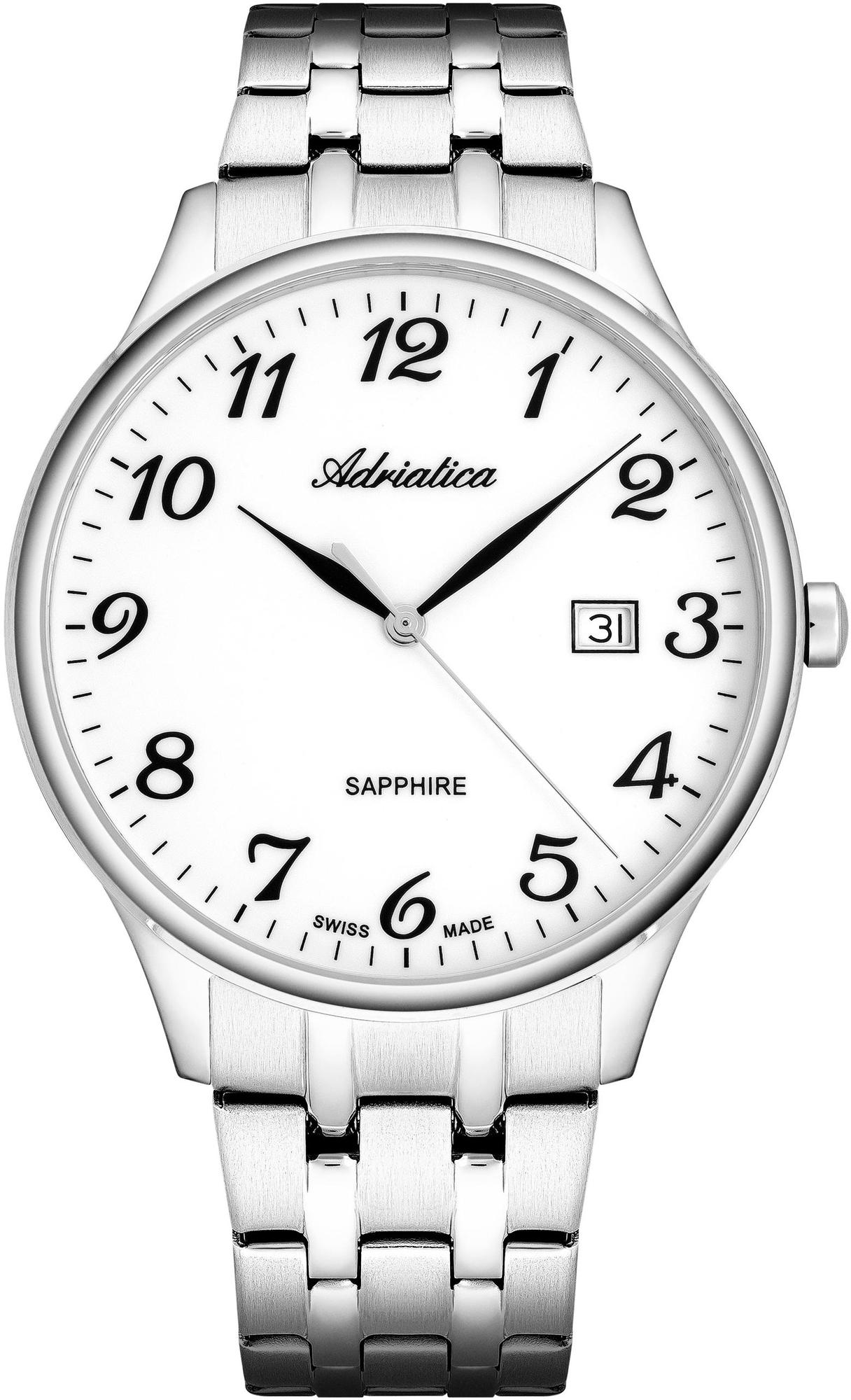 Stainless Steel 41mm Adriatica A1300.5123Q 