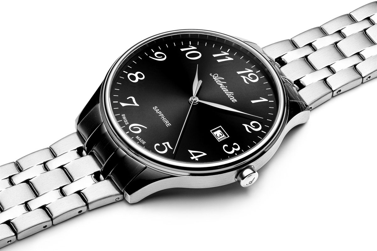 Adriatica A13005124Q Stainless Steel 41mm Męskie klasyczny zegarek srebrny - miniatura 5