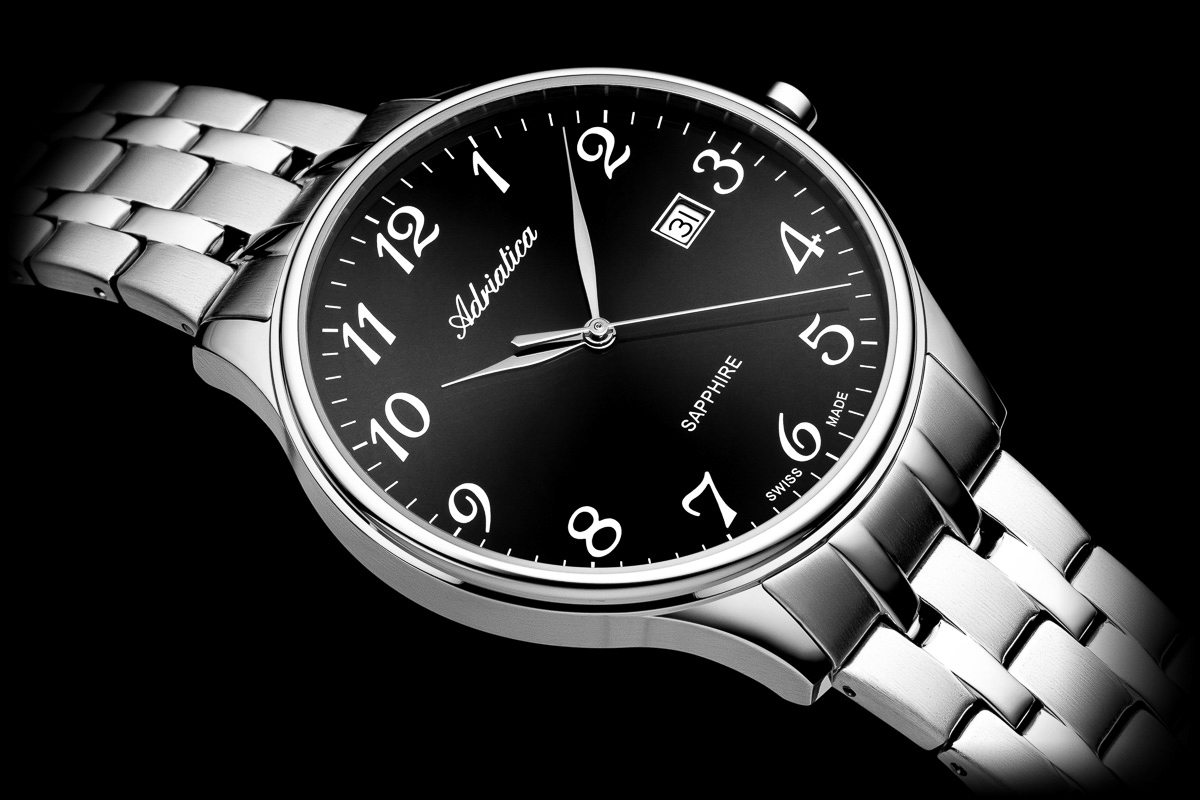 Adriatica A13005124Q Stainless Steel 41mm Męskie klasyczny zegarek srebrny - miniatura 8