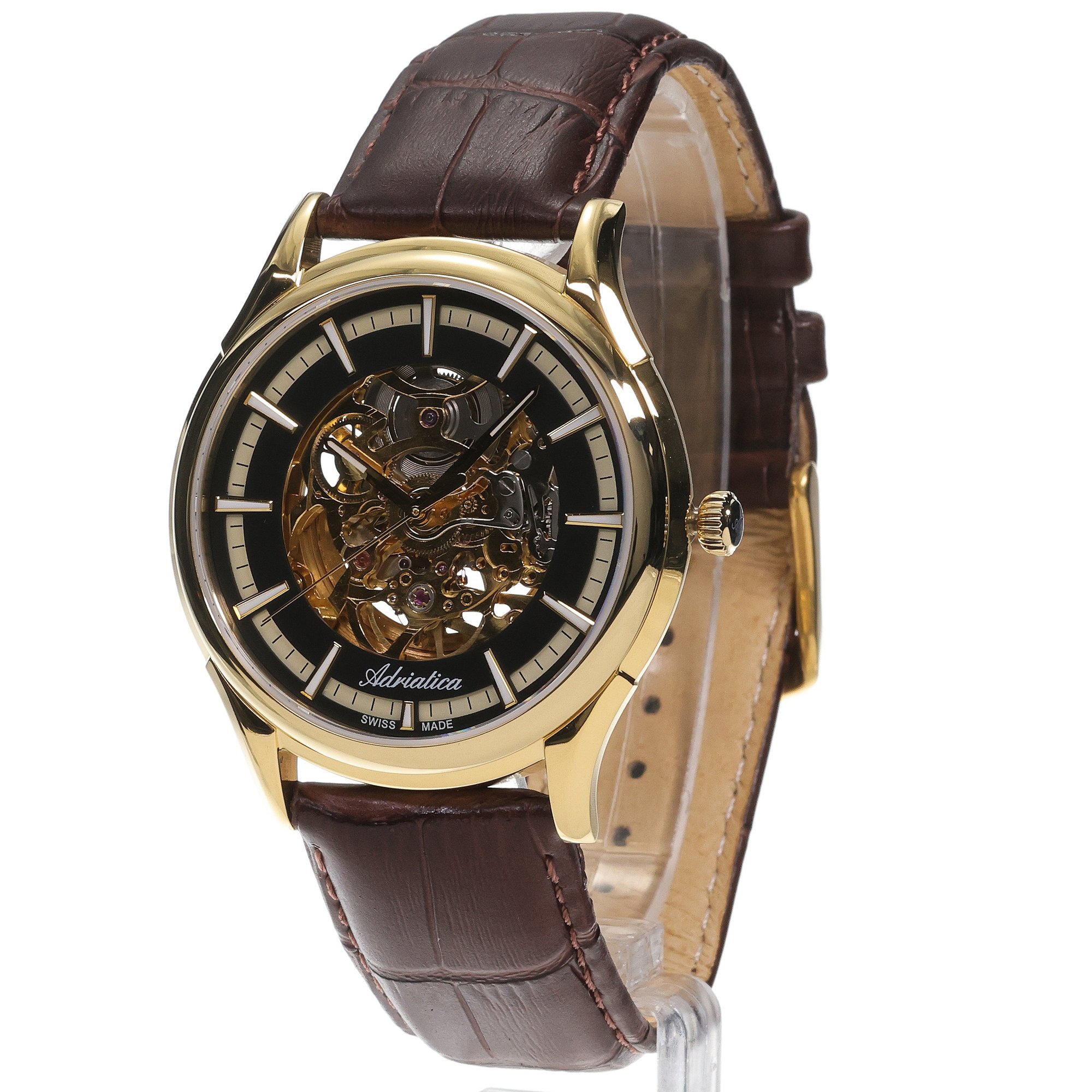 Adriatica A28041214AS1 Gents Watch zegarek klasyczny Pasek - miniatura 2