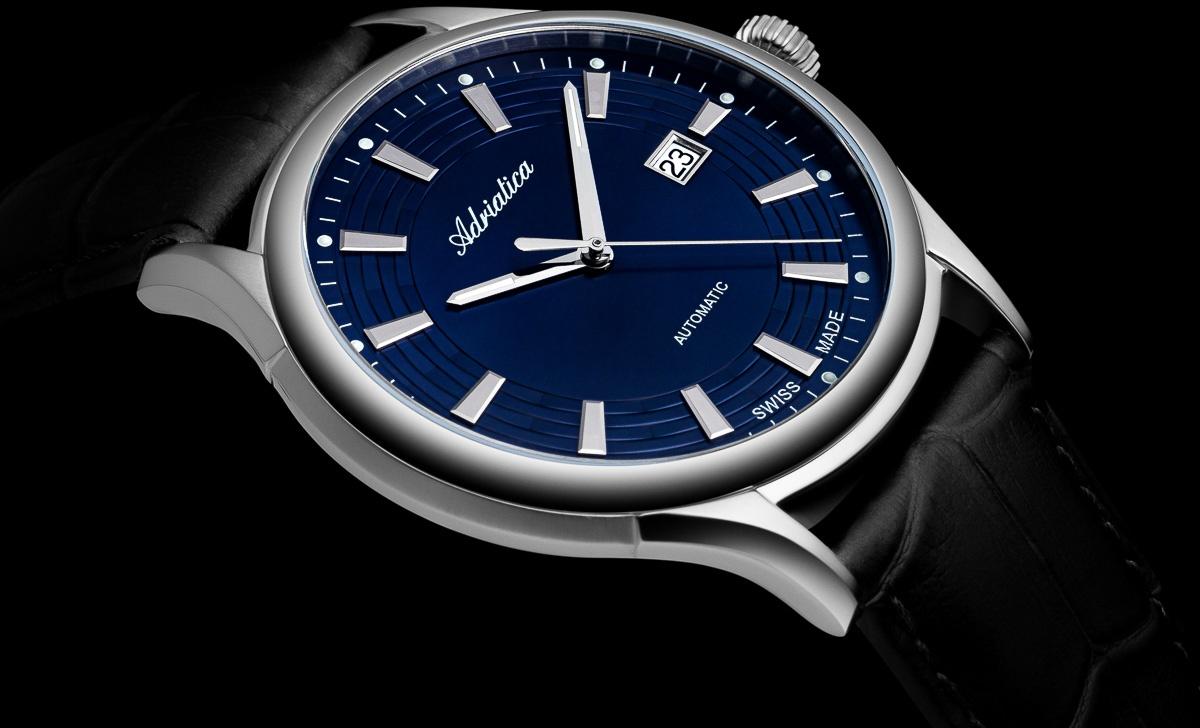 Adriatica A28045215A Automatic Automatic zegarek męski klasyczny szafirowe - miniatura 9