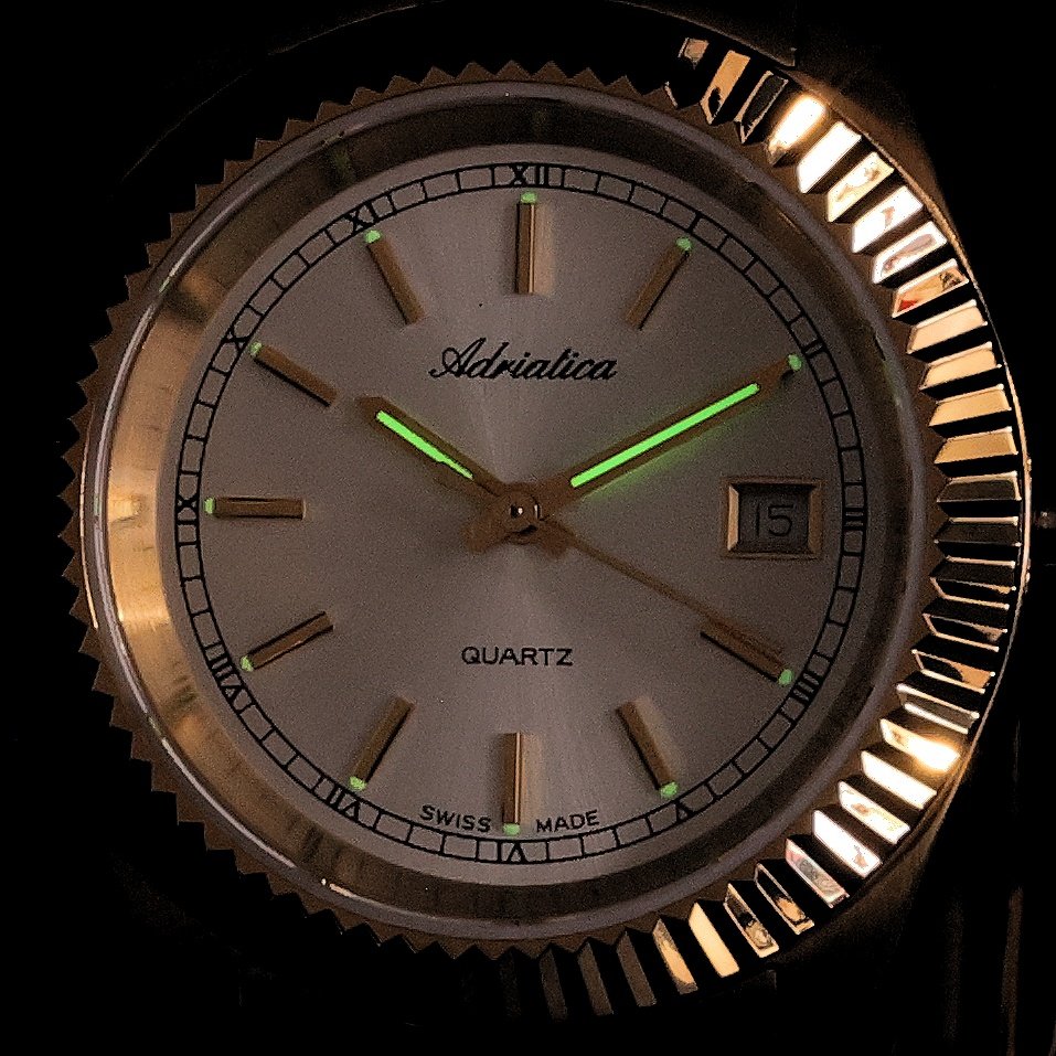 Adriatica A30901113Q Bransoleta elegancki zegarek złoty - miniatura 5