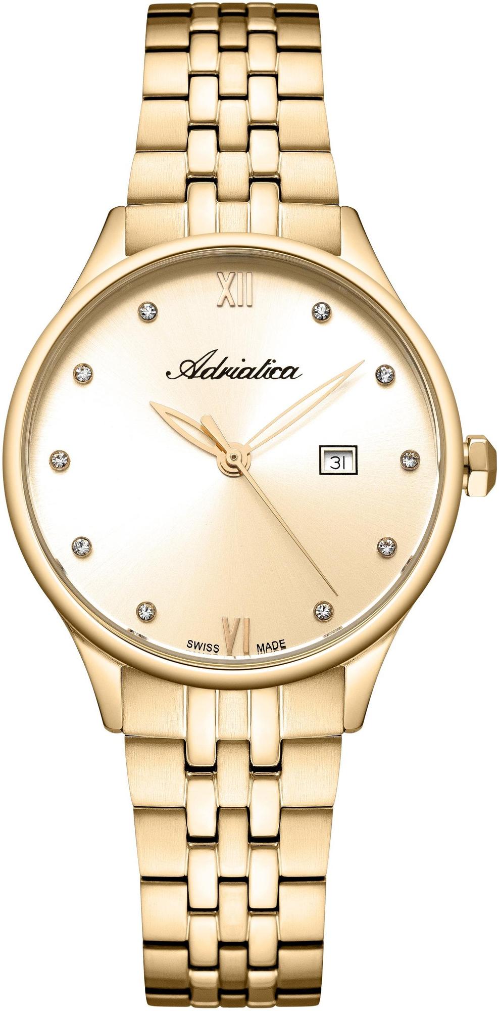 Adriatica Gold Stainless Steel 34mm A3547.1181Q