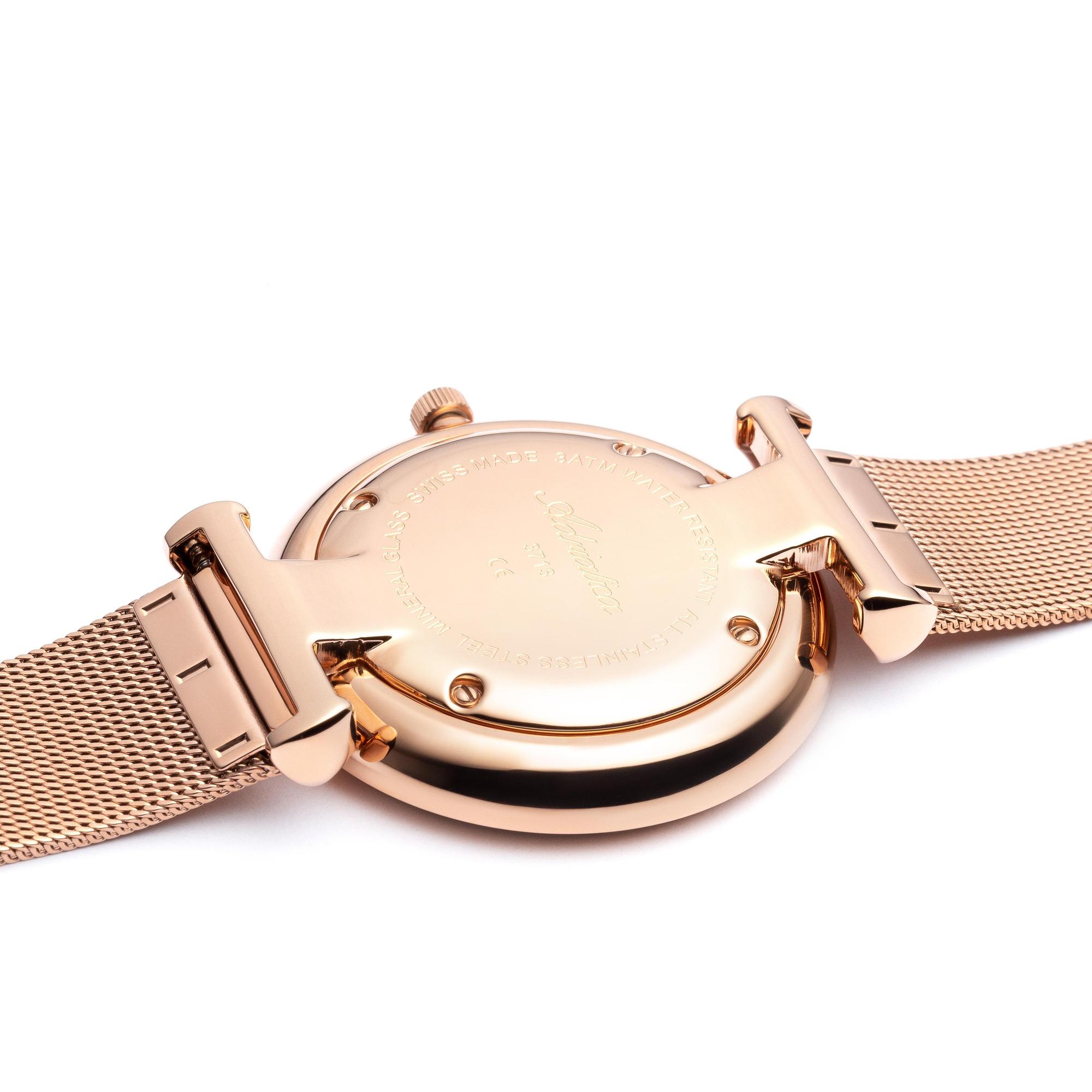 Adriatica A3713911MQ zegarek różowe złoto elegancki Bransoleta bransoleta - miniatura 7