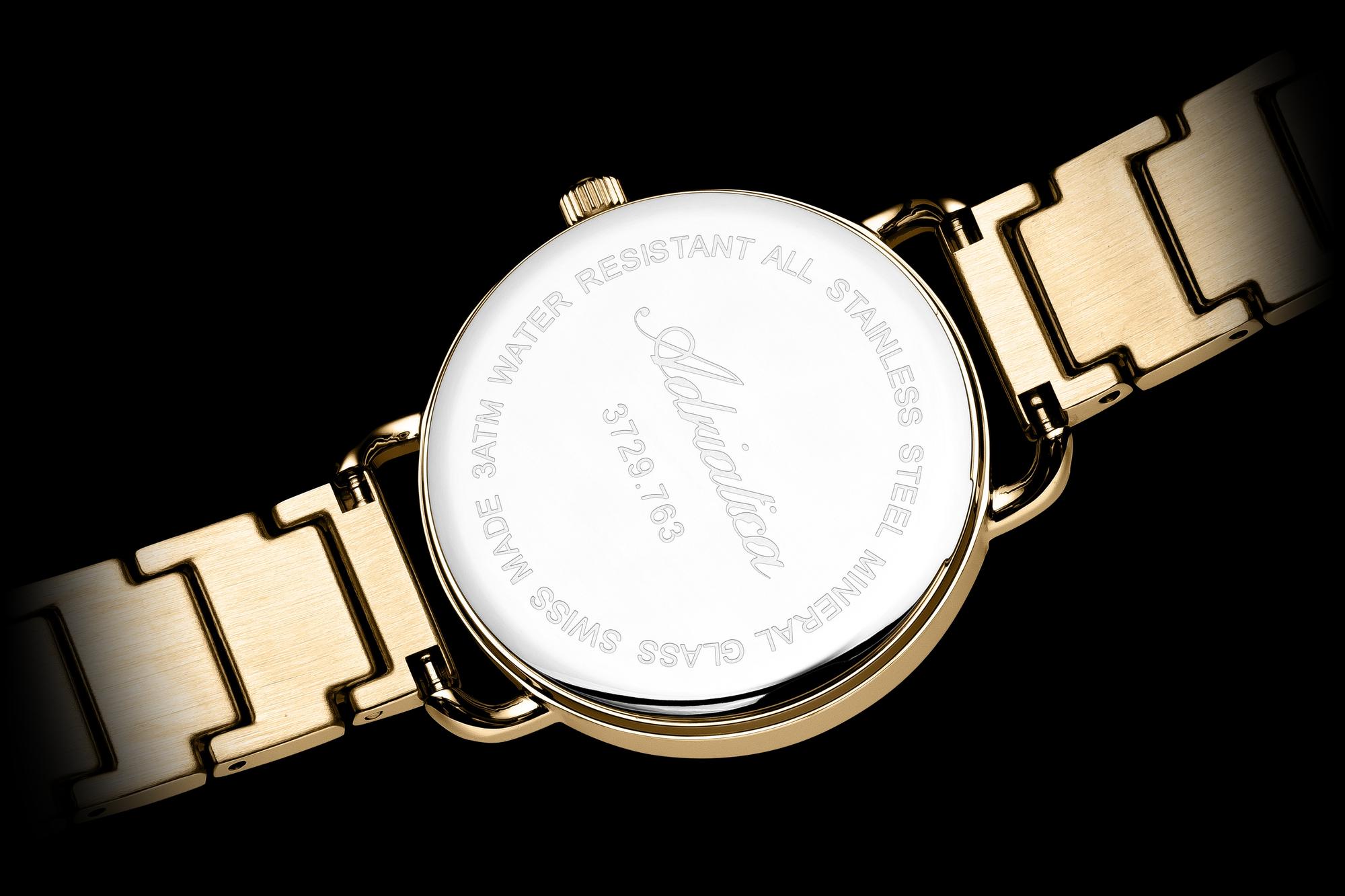 Adriatica A37291187Q Fashion Bransoleta klasyczny zegarek złoty - miniatura 13