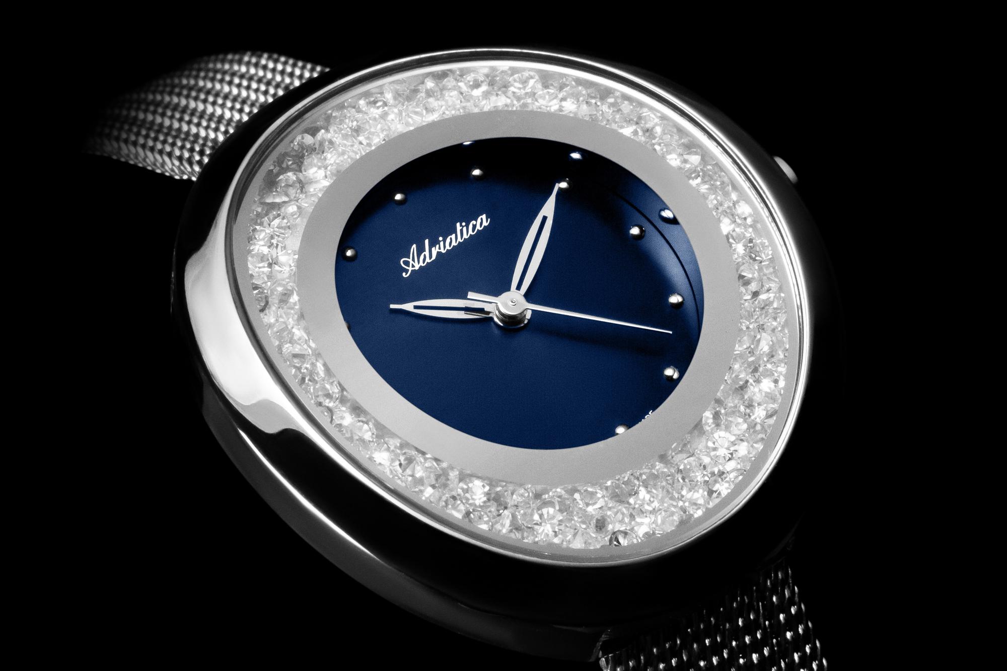Adriatica A37715145QZ Bransoleta zegarek damski elegancki mineralne