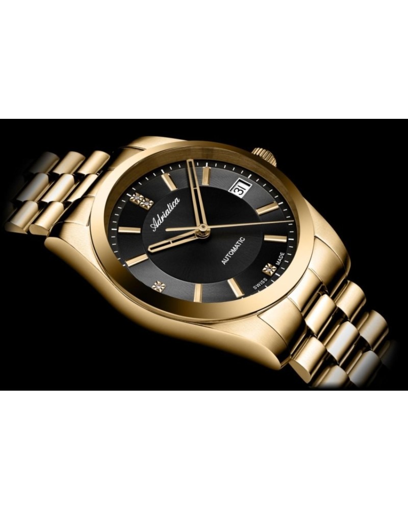 Adriatica A38021116AD Classic Automatic Diamonds zegarek klasyczny Automatic