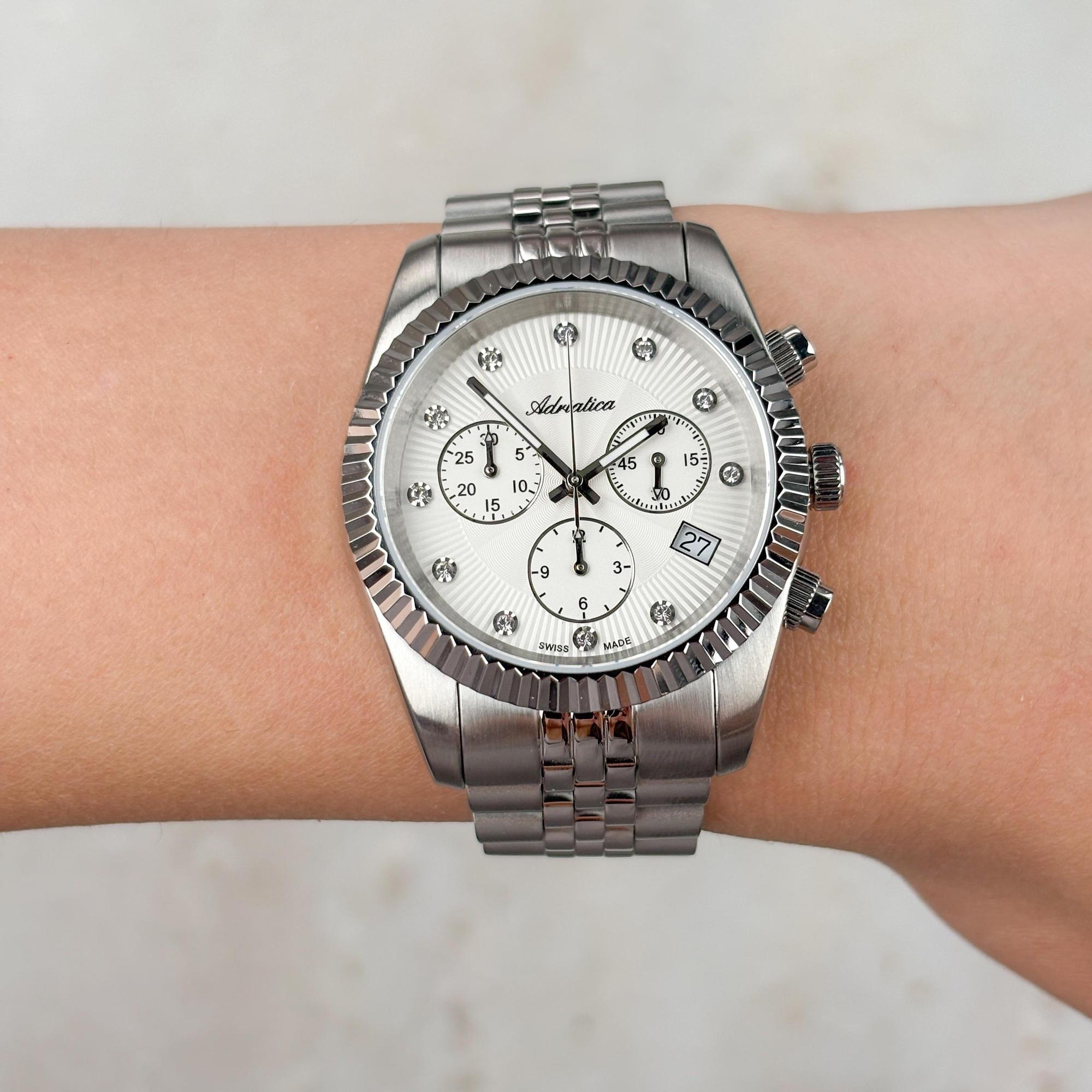 Adriatica A38095143CH zegarek SWISS MADE - szwajcarskie Damskie