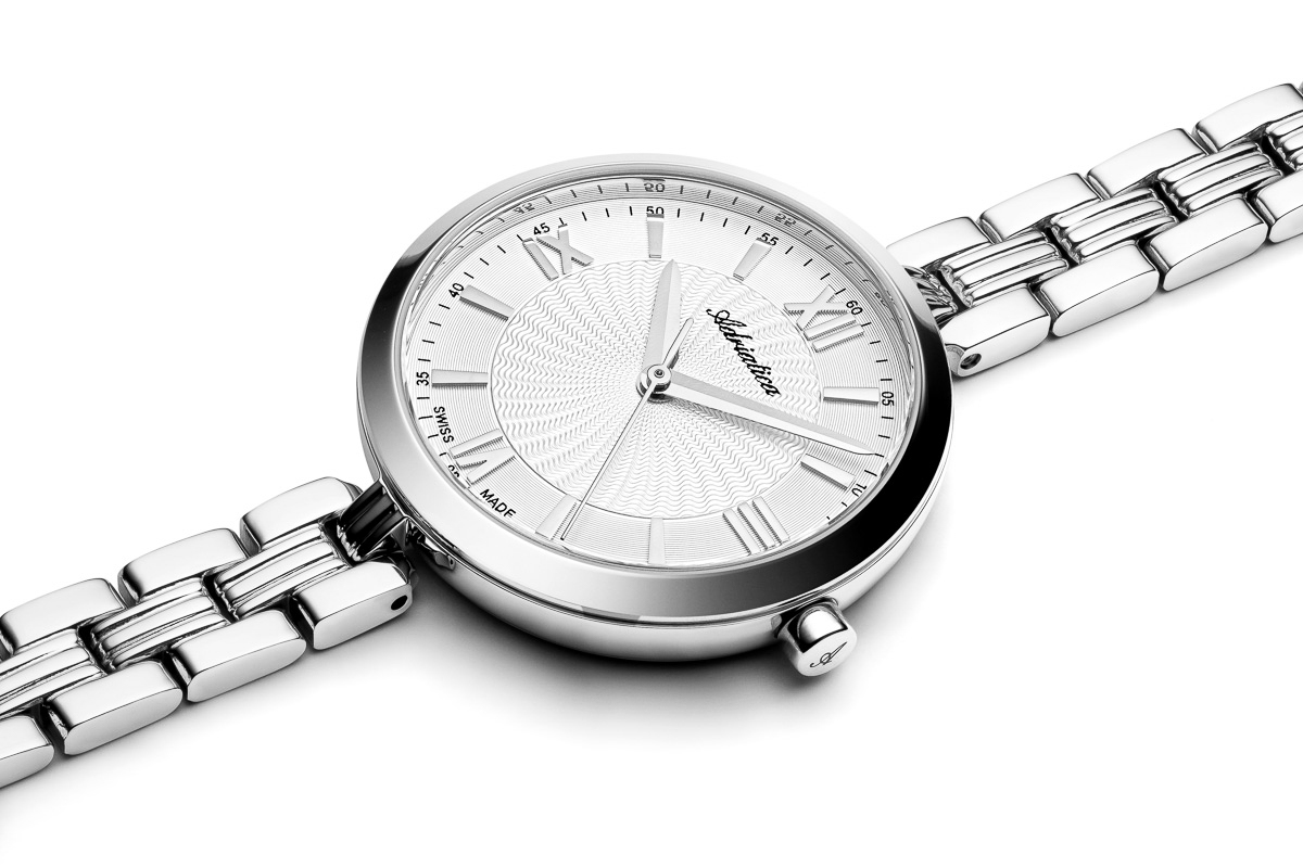 Adriatica A38285163Q Classic Bransoleta klasyczny zegarek srebrny