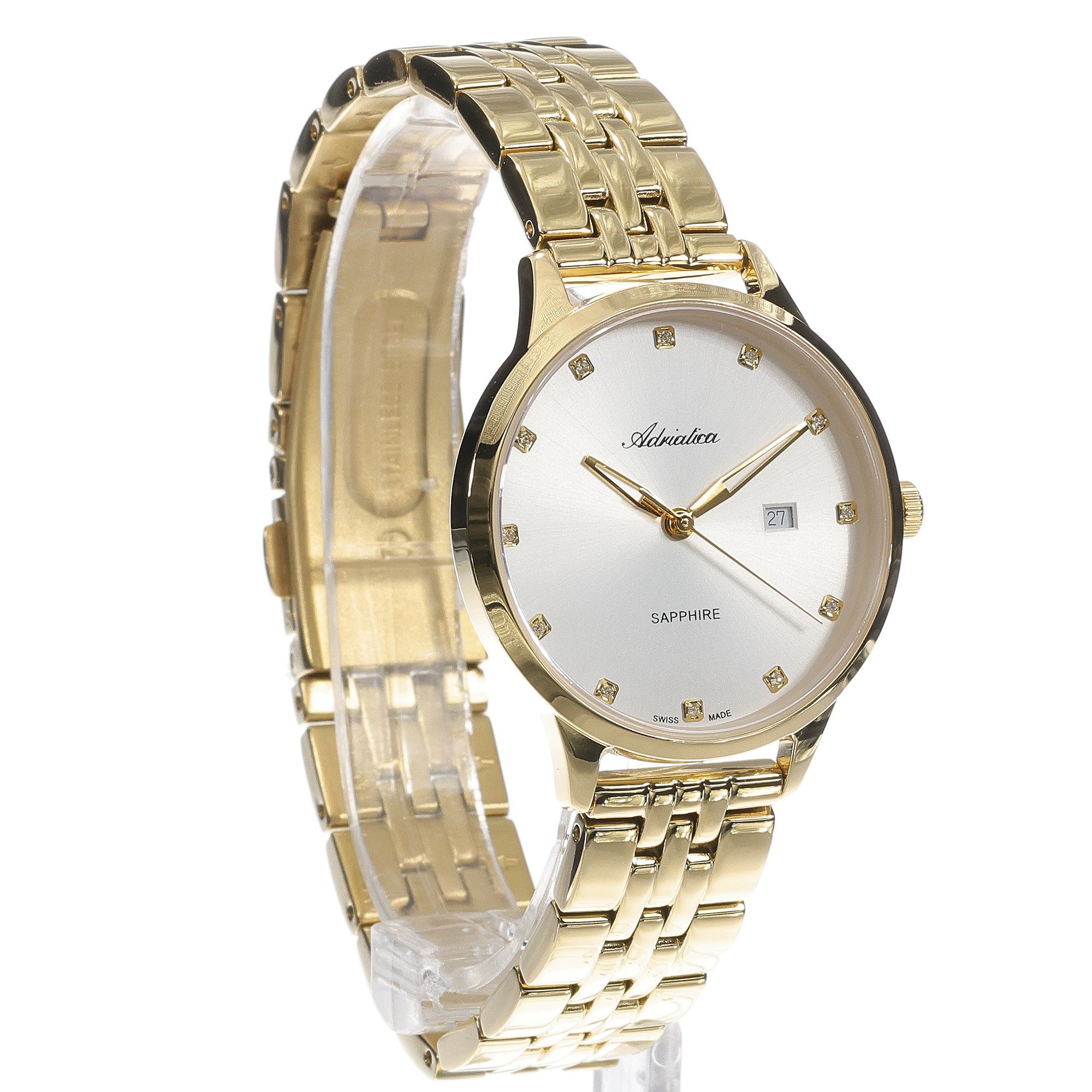 Adriatica A38311143Q Damskie elegancki zegarek złoty - miniatura 9