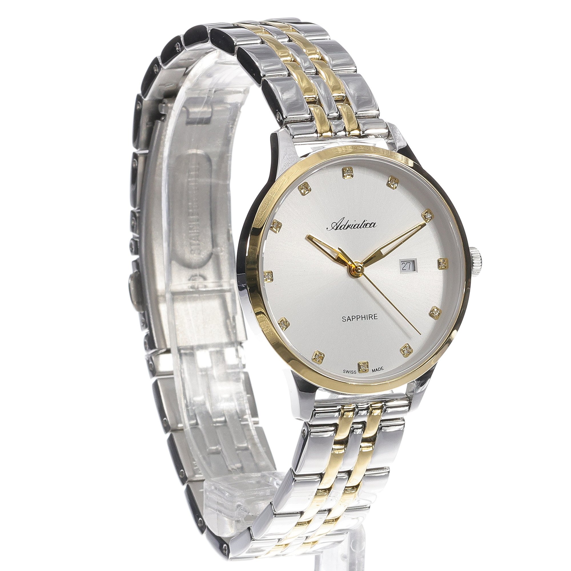 Adriatica A38312143Q Damskie elegancki zegarek srebrny - miniatura 9