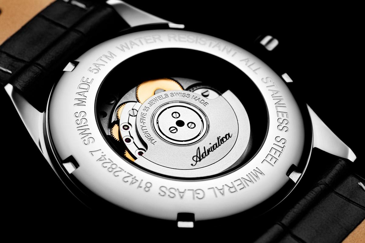 Adriatica A81425253A męski zegarek Automatic pasek