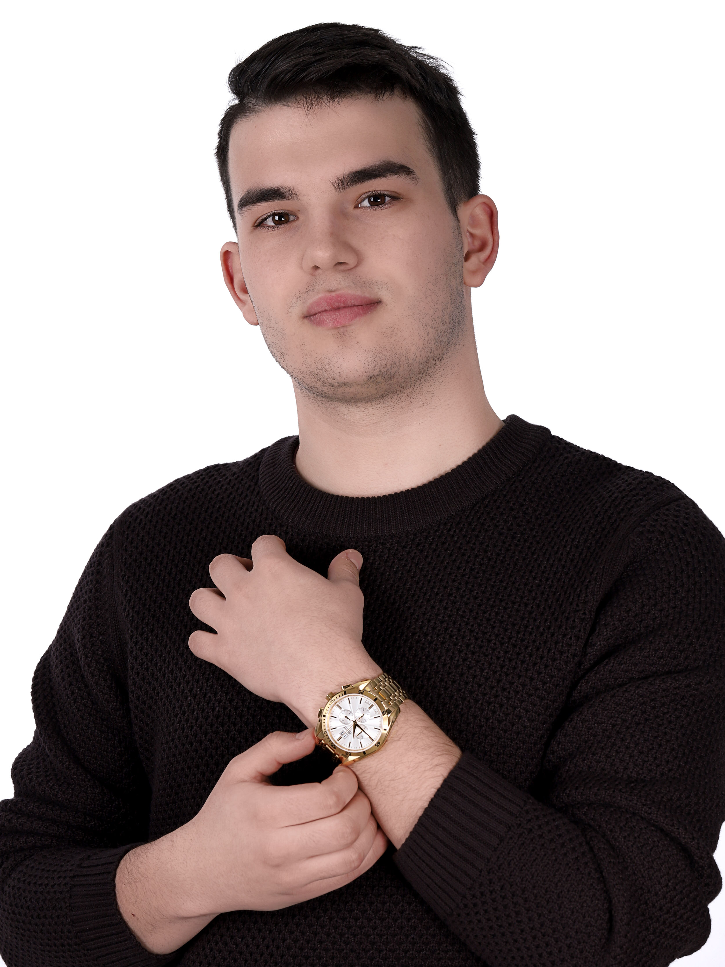 Adriatica A8202.1113CH Bransoleta Chronograph zegarek męski klasyczny szafirowe - miniatura 2