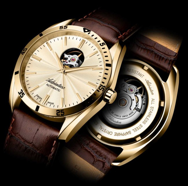 Adriatica A82021B11AO męski zegarek Automatic pasek - miniatura 3