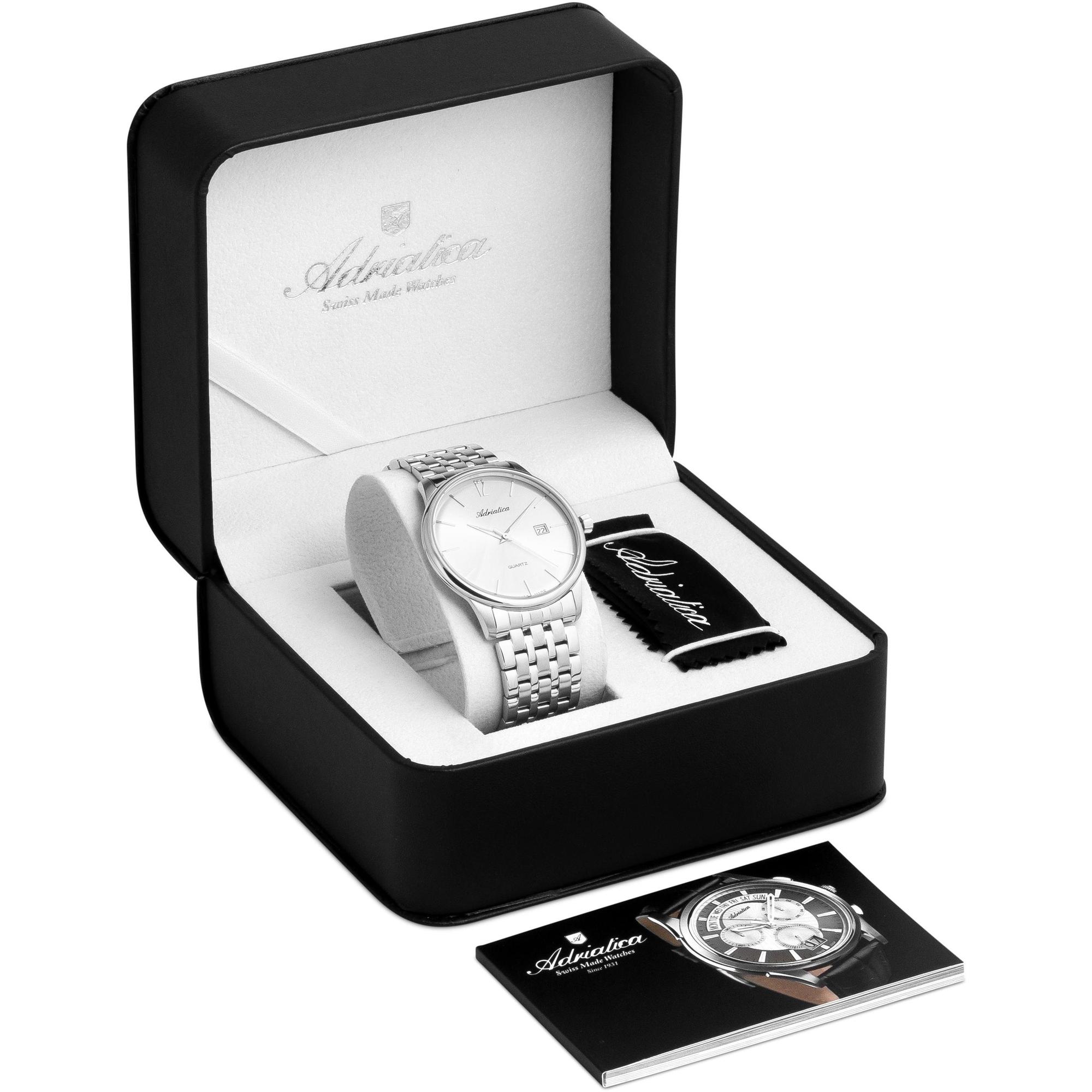 Adriatica A82545153Q Classic zegarek klasyczny Bransoleta - miniatura 9