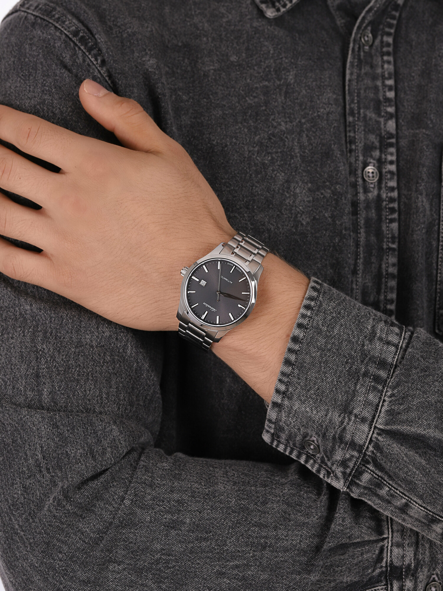 Adriatica A8277.5116A męski zegarek Automatic bransoleta - miniatura 3