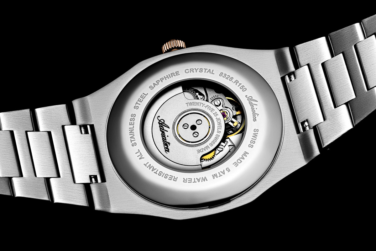 Adriatica A8326R116A zegarek męski klasyczny Automatic bransoleta - miniatura 3